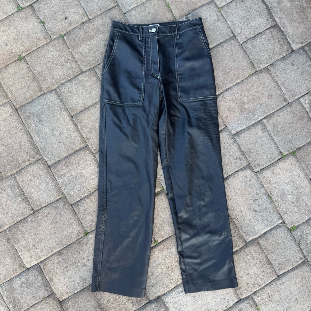 Wilfred Free‎ Faux Leather Carpenter Pants Size 2